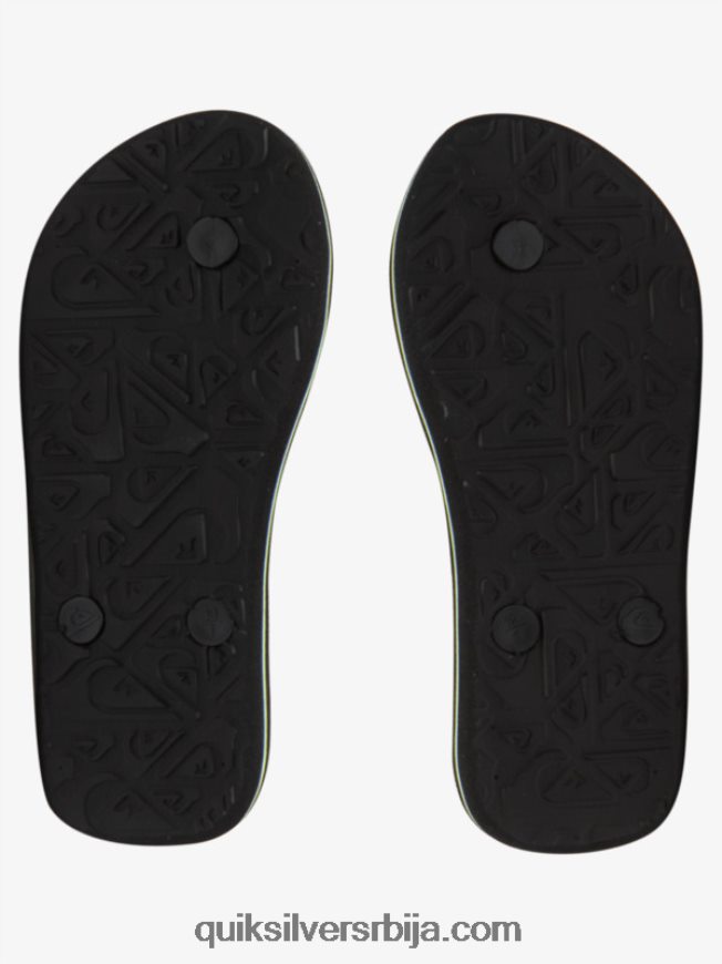 децаци Quiksilver 8-16 молокаи јапанке црн Z824VN2024