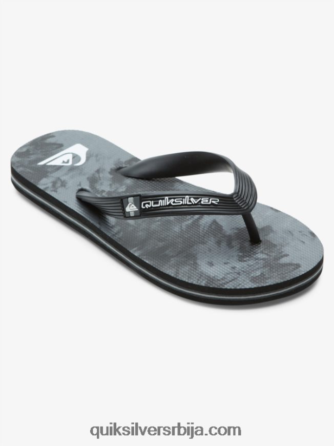децаци Quiksilver 8-16 молокаи јапанке црно/сиво Z824VN2026