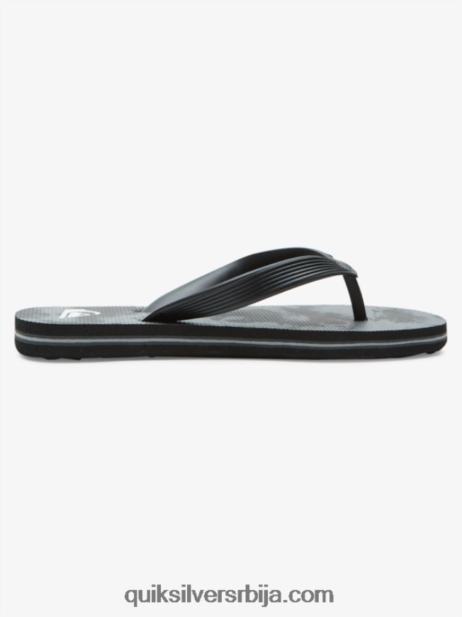 децаци Quiksilver 8-16 молокаи јапанке црно/сиво Z824VN2026