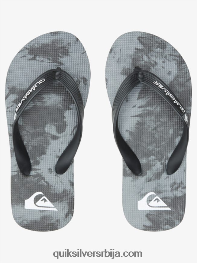 децаци Quiksilver 8-16 молокаи јапанке црно/сиво Z824VN2026