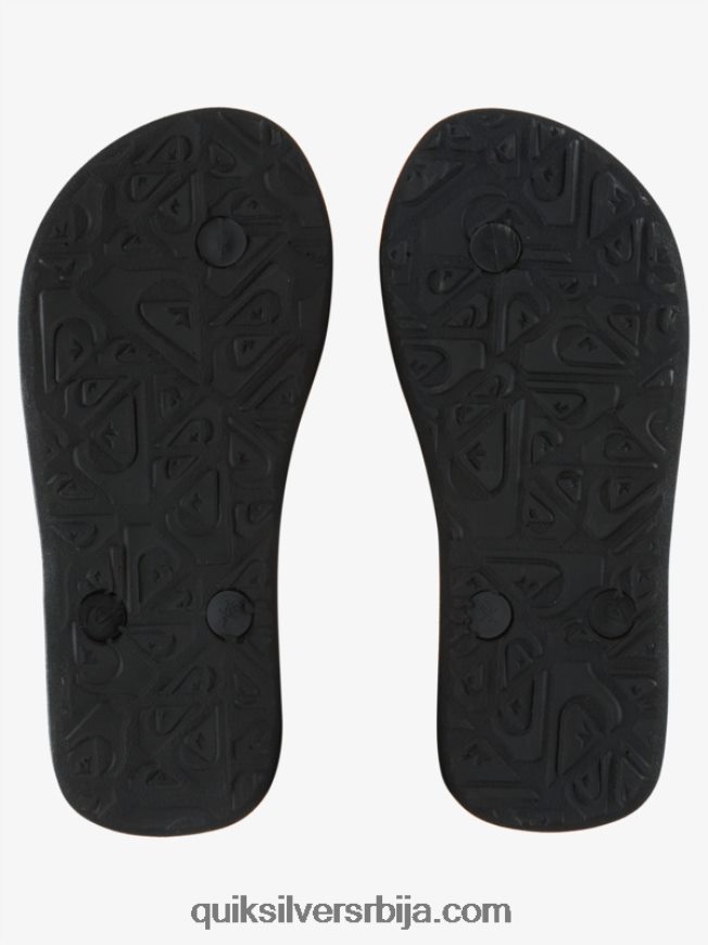 децаци Quiksilver 8-16 молокаи јапанке црно/сиво Z824VN2026