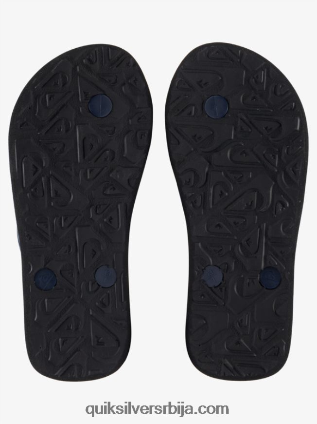 децаци Quiksilver 8-16 молокаи јапанке црно/наранџасто Z824VN2027