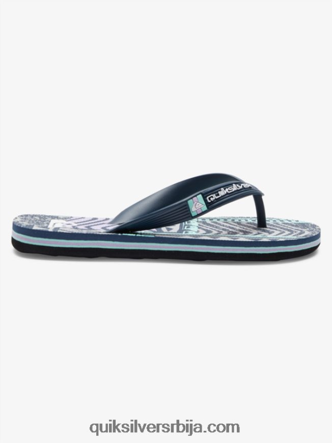 децаци Quiksilver 8-16 молокаи јапанке црно/сиво Z824VN2028