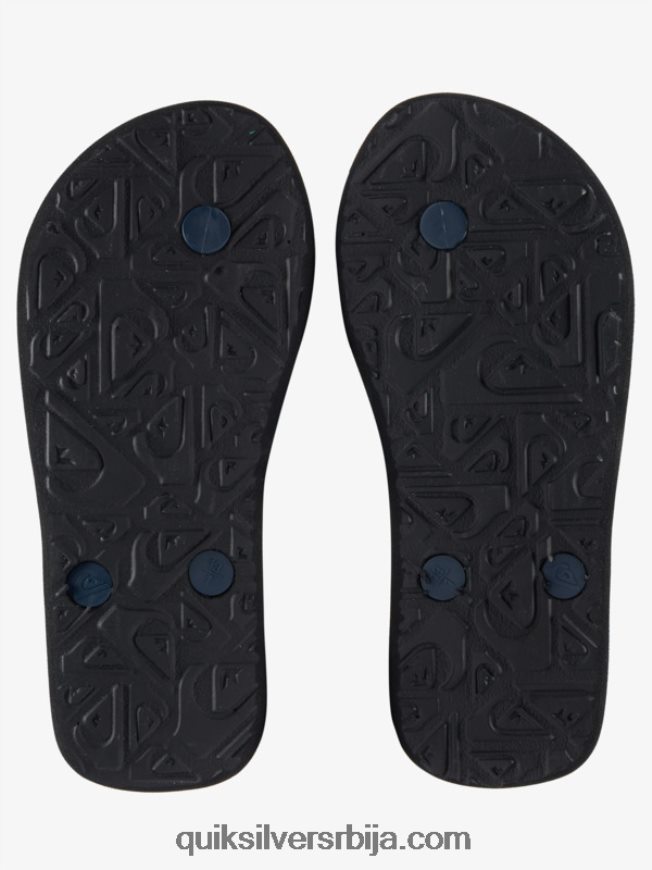 децаци Quiksilver 8-16 молокаи јапанке црно/сиво Z824VN2028