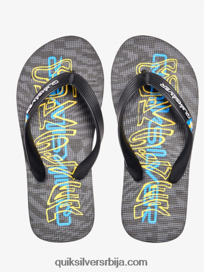 децаци Quiksilver 8-16 молокаи јапанке црн Z824VN2029