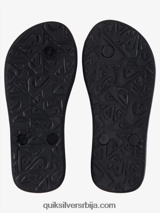 децаци Quiksilver 8-16 молокаи јапанке црн Z824VN2029