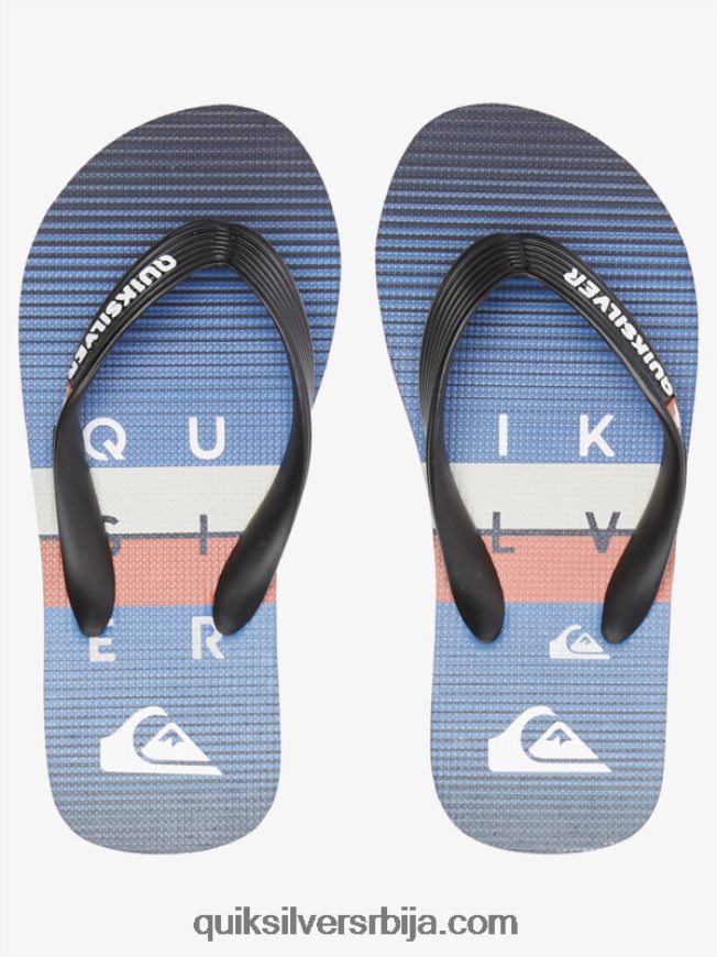 децаци Quiksilver 8-16 молокаи јапанке црно/плаво Z824VN2030