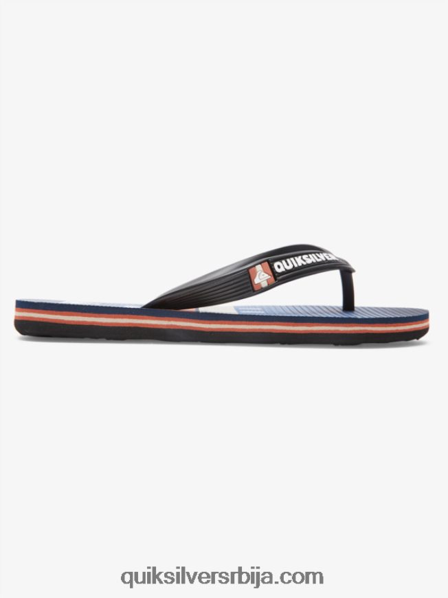 децаци Quiksilver 8-16 молокаи јапанке црно/плаво Z824VN2030