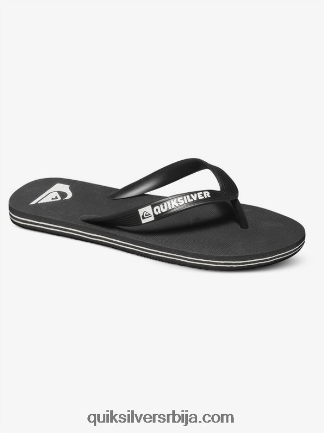 децаци Quiksilver 8-16 молокаи јапанке црно бели Z824VN2106
