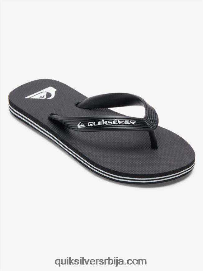 децаци Quiksilver Јапанке са језгром од 8-16 молокаи црн Z824VN2168