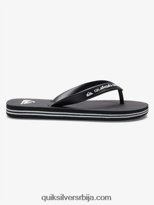 децаци Quiksilver Јапанке са језгром од 8-16 молокаи црн Z824VN2168