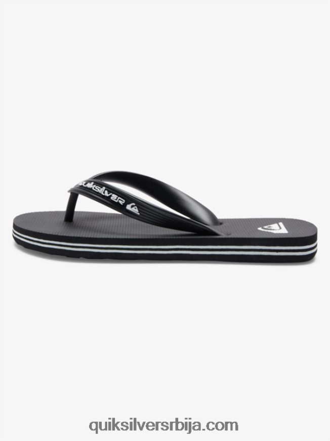 децаци Quiksilver Јапанке са језгром од 8-16 молокаи црн Z824VN2168
