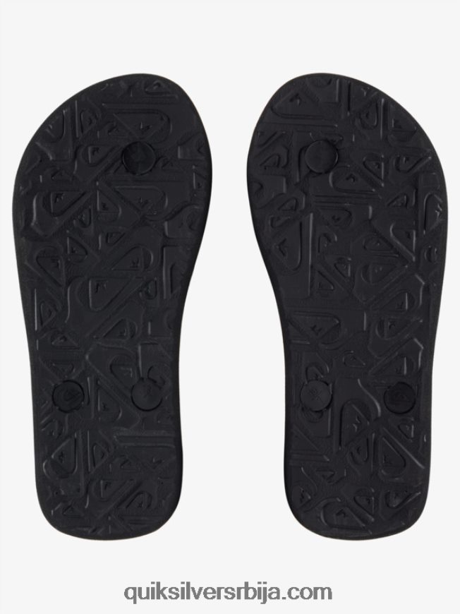 децаци Quiksilver Јапанке са језгром од 8-16 молокаи црн Z824VN2168