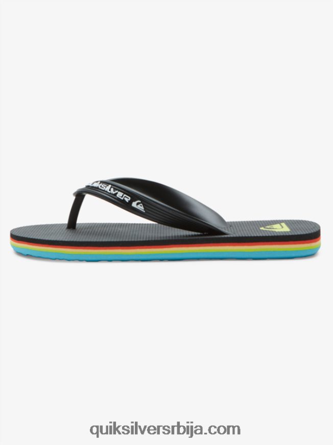 децаци Quiksilver Јапанке са језгром од 8-16 молокаи црн Z824VN2169
