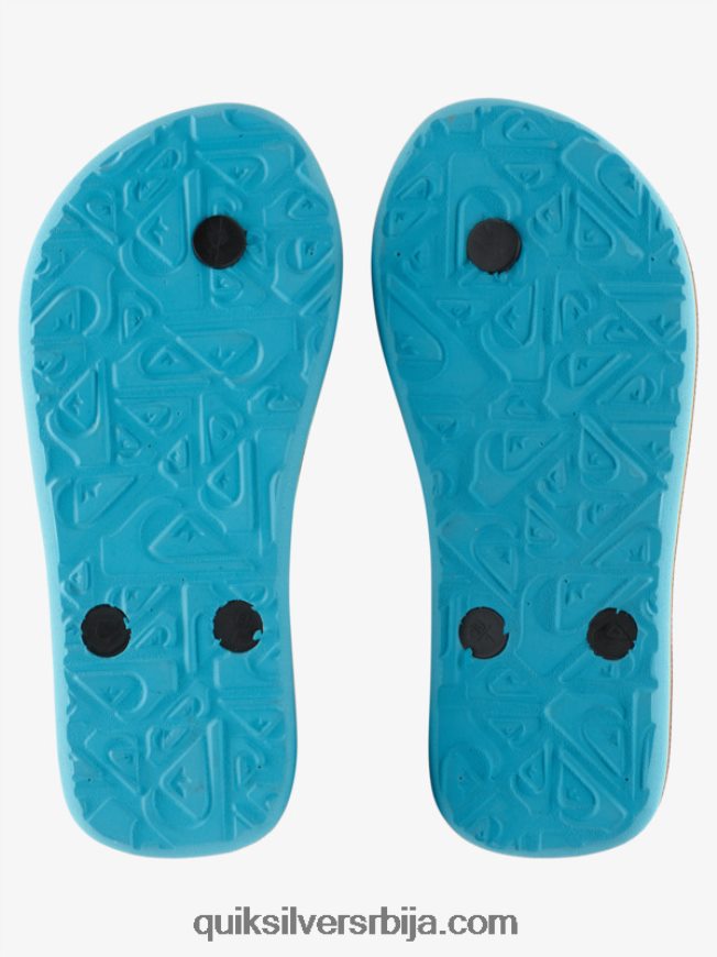 децаци Quiksilver Јапанке са језгром од 8-16 молокаи црн Z824VN2169