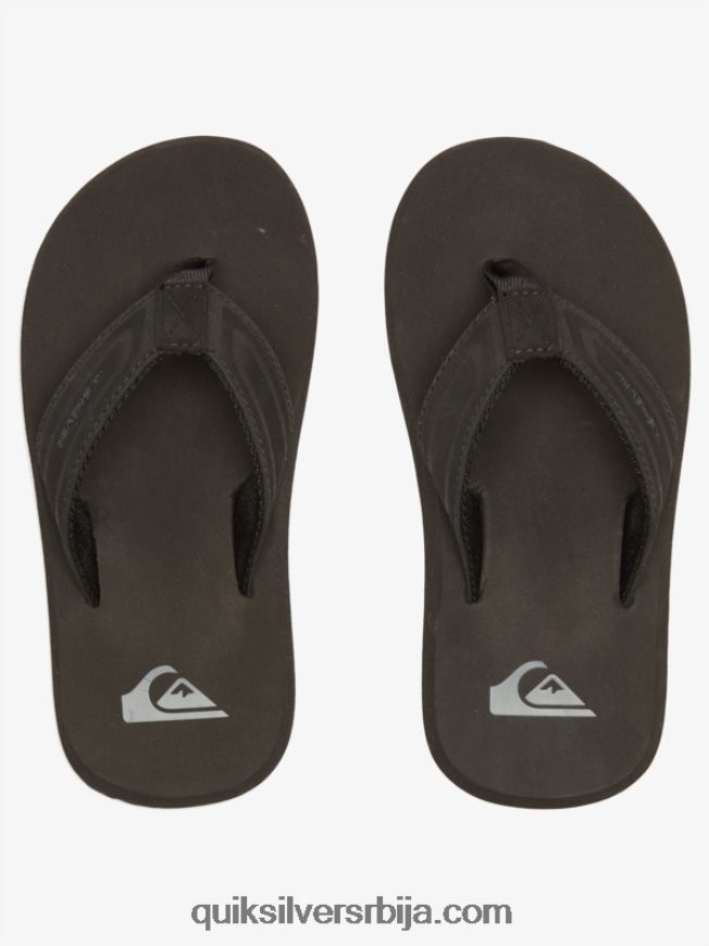 децаци Quiksilver 8-16 сандале с кључем од мајмуна црн Z824VN2181