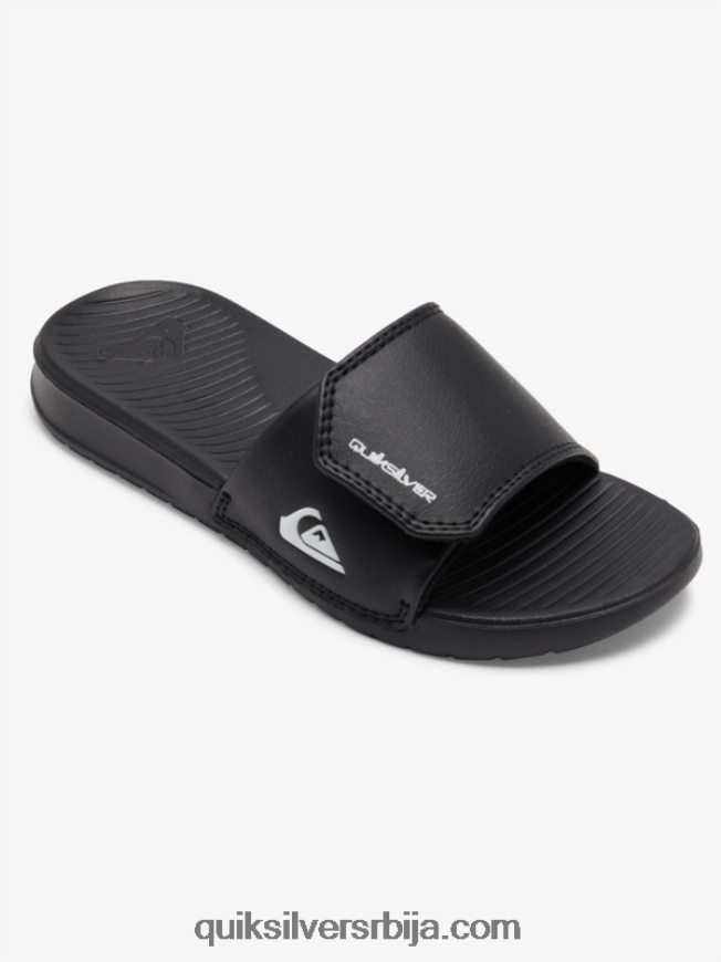 децаци Quiksilver 8-16 клизача за подешавање светле обале црно бели Z824VN2185