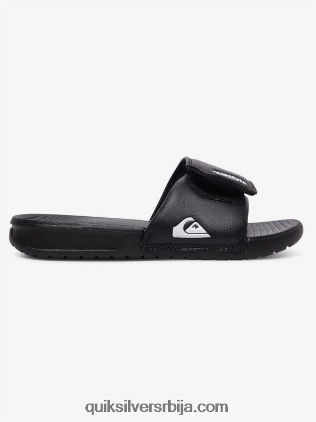 децаци Quiksilver 8-16 клизача за подешавање светле обале црно бели Z824VN2185