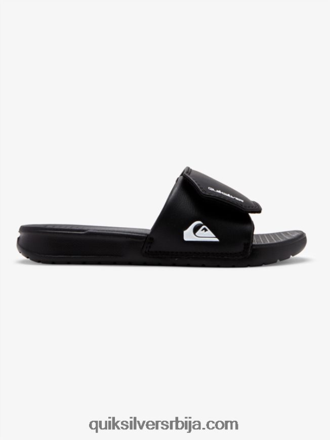 децаци Quiksilver 8-16 клизача за подешавање светле обале црно бели Z824VN2185