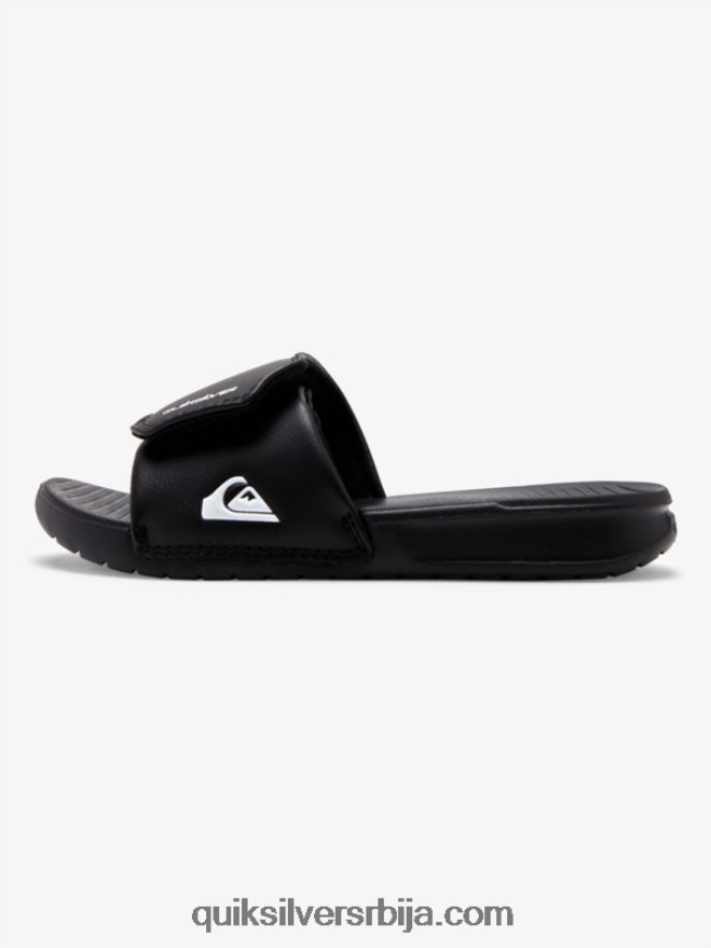децаци Quiksilver 8-16 клизача за подешавање светле обале црно бели Z824VN2185