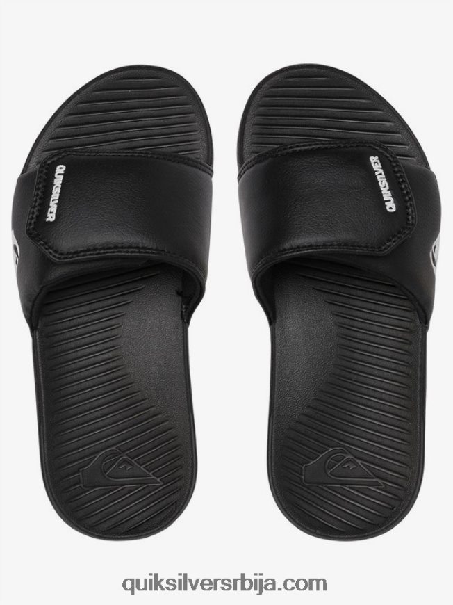 децаци Quiksilver 8-16 клизача за подешавање светле обале црно бели Z824VN2185