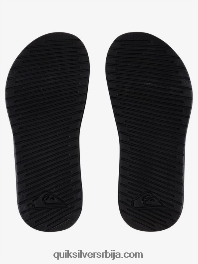 децаци Quiksilver 8-16 клизача за подешавање светле обале црно бели Z824VN2185