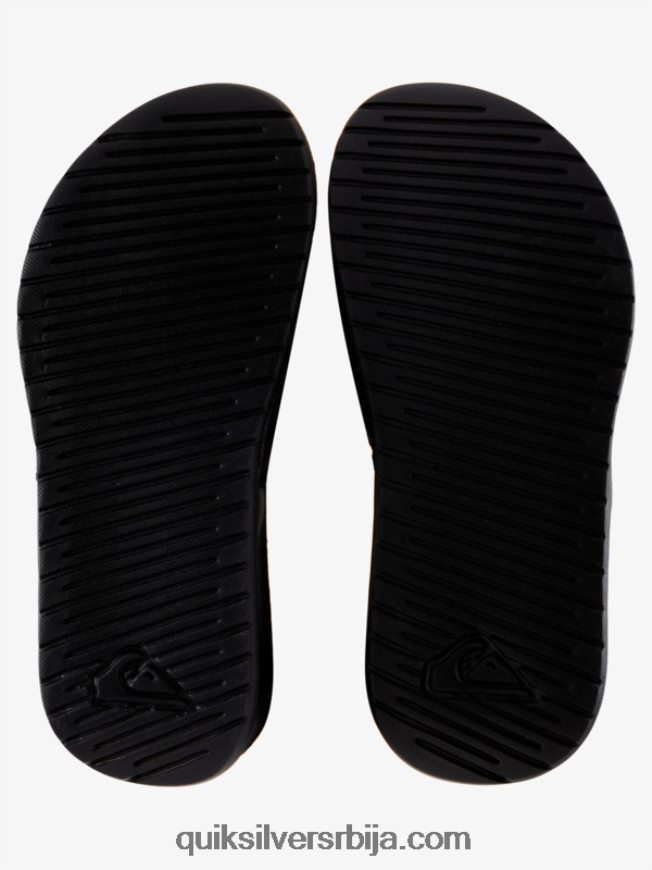 децаци Quiksilver 8-16 клизача за подешавање светле обале црно бели Z824VN2185