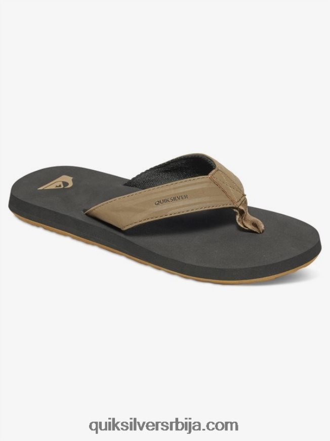 децаци Quiksilver 8-16 сандале с кључем тан - чврст Z824VN2284
