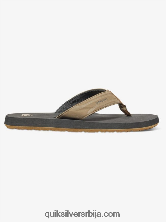 децаци Quiksilver 8-16 сандале с кључем тан - чврст Z824VN2284