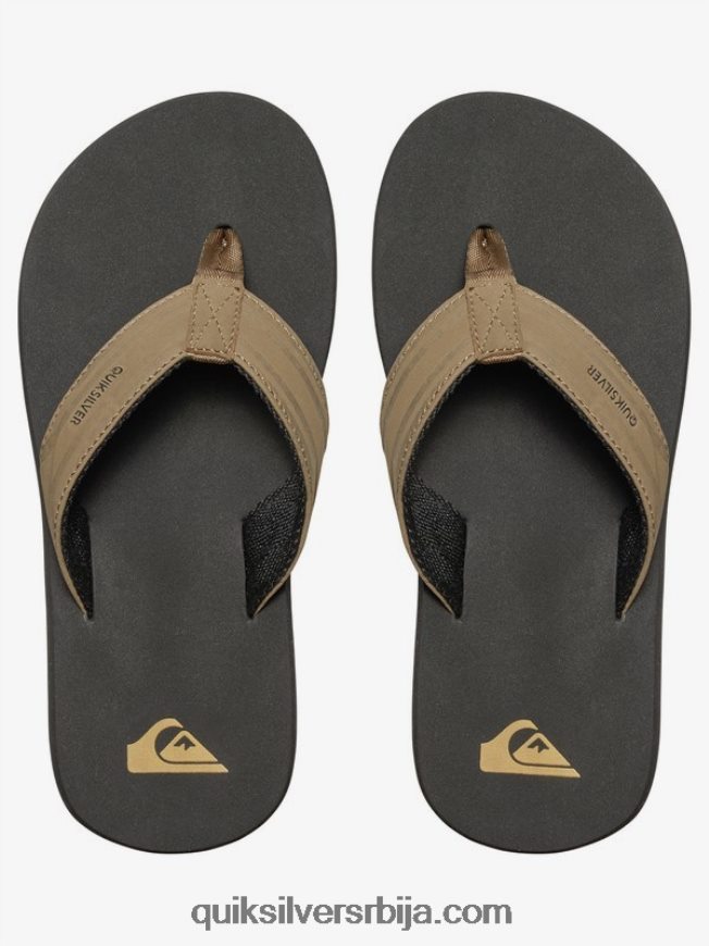 децаци Quiksilver 8-16 сандале с кључем тан - чврст Z824VN2284