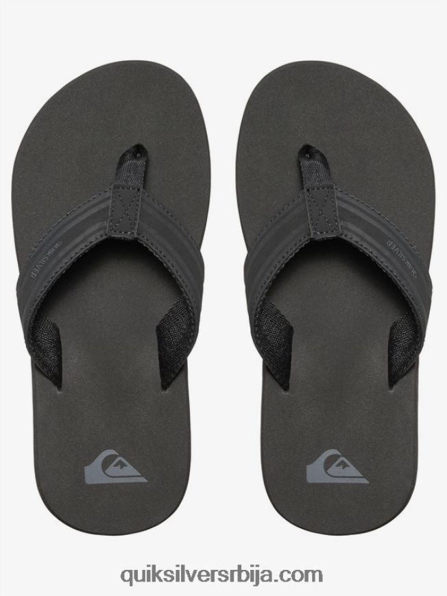 децаци Quiksilver 8-16 сандале с кључем црно браон Z824VN2285