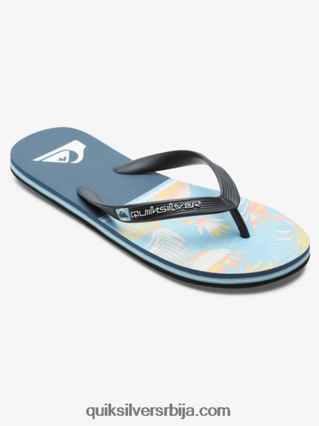 мушкарци Quiksilver јапанке молокаи дивизије плава 1 Z824VN1638