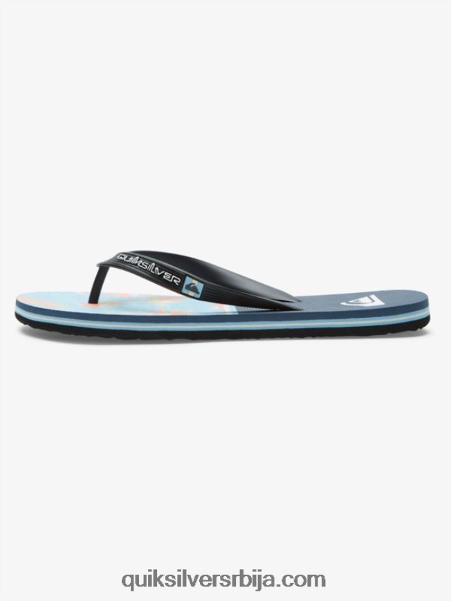 мушкарци Quiksilver јапанке молокаи дивизије плава 1 Z824VN1638