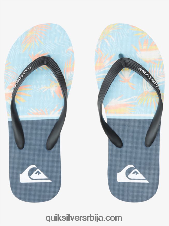 мушкарци Quiksilver јапанке молокаи дивизије плава 1 Z824VN1638