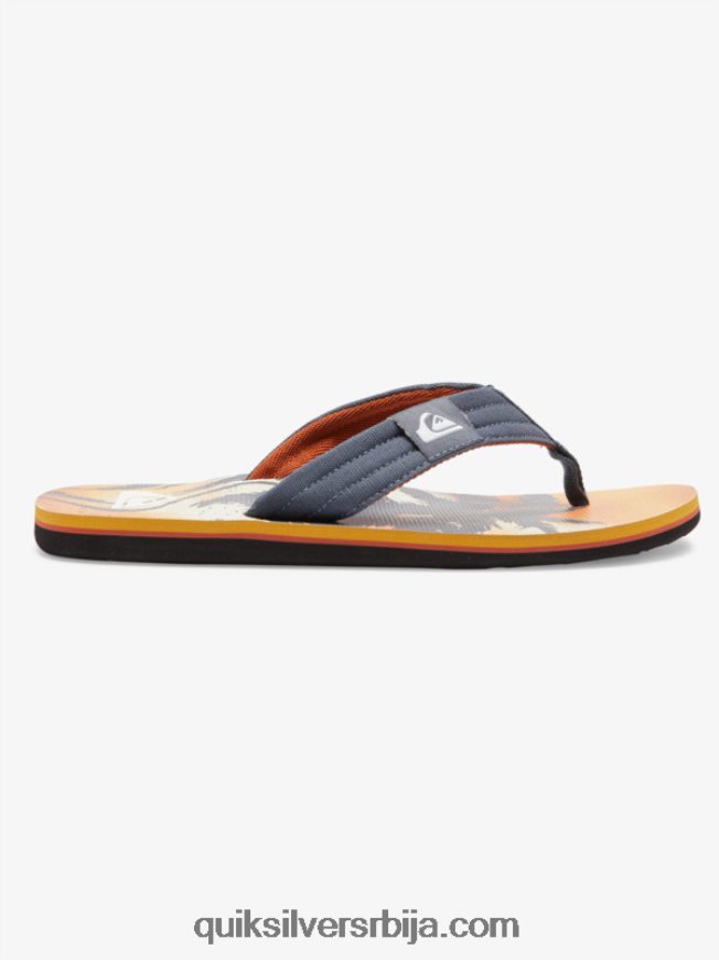 мушкарци Quiksilver молокаи опуштене сандале сива 1 Z824VN493