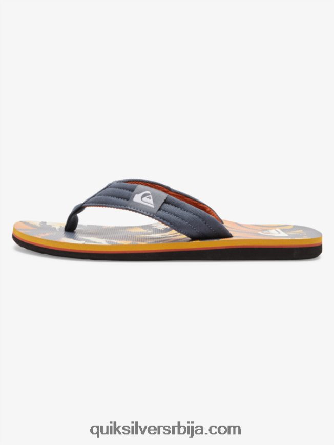 мушкарци Quiksilver молокаи опуштене сандале сива 1 Z824VN493