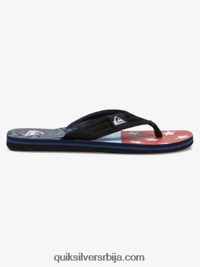 мушкарци Quiksilver молокаи опуштене сандале плава 1 Z824VN497