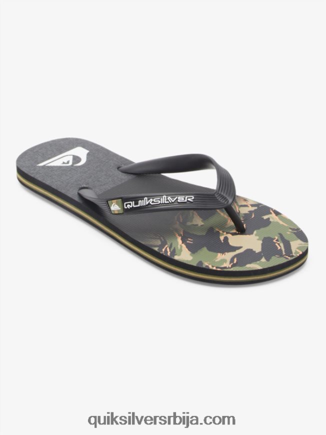 мушкарци Quiksilver Молокаи панел јапанке зелено 1 Z824VN570