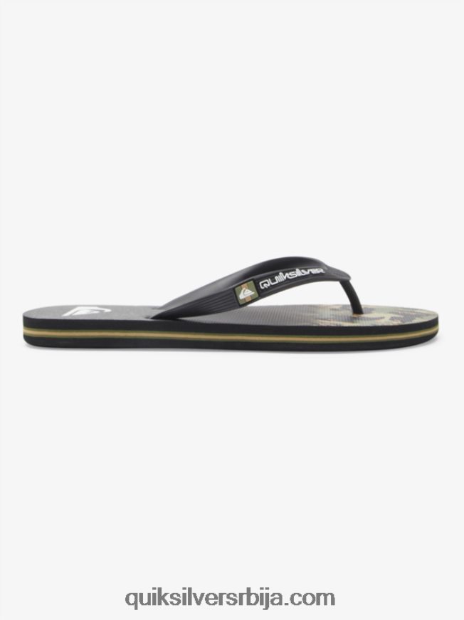 мушкарци Quiksilver Молокаи панел јапанке зелено 1 Z824VN570