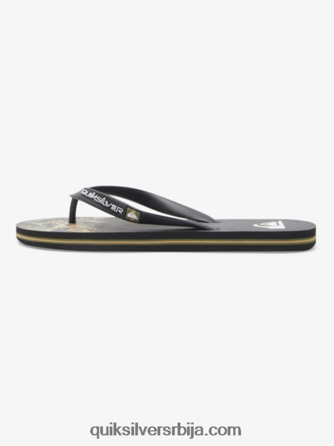 мушкарци Quiksilver Молокаи панел јапанке зелено 1 Z824VN570