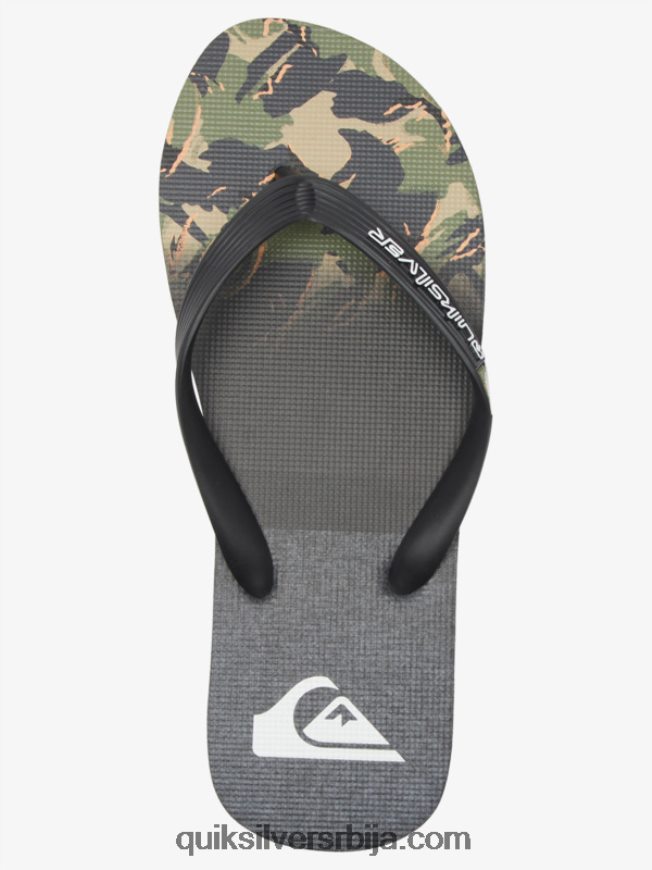 мушкарци Quiksilver Молокаи панел јапанке зелено 1 Z824VN570