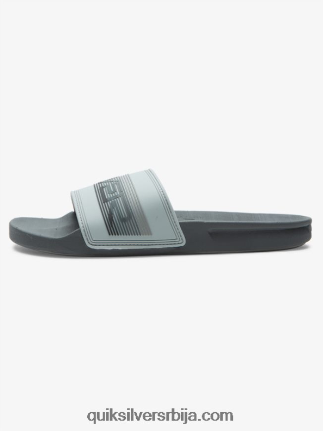 мушкарци Quiksilver риви вордмарк слиде сандале сива 1 Z824VN687