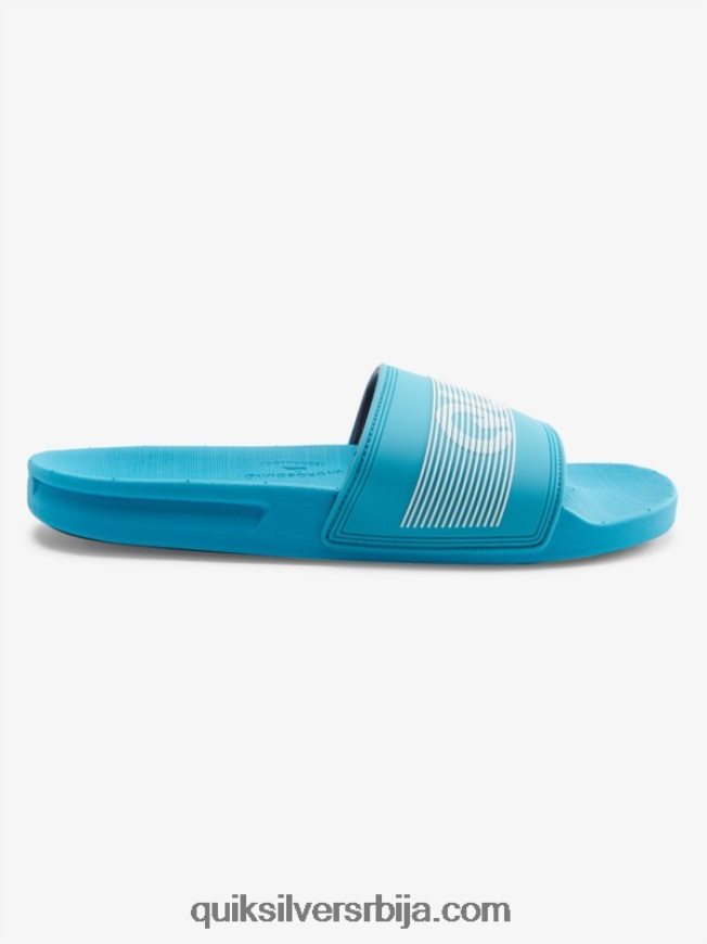 мушкарци Quiksilver риви вордмарк слиде сандале плава 1 Z824VN692