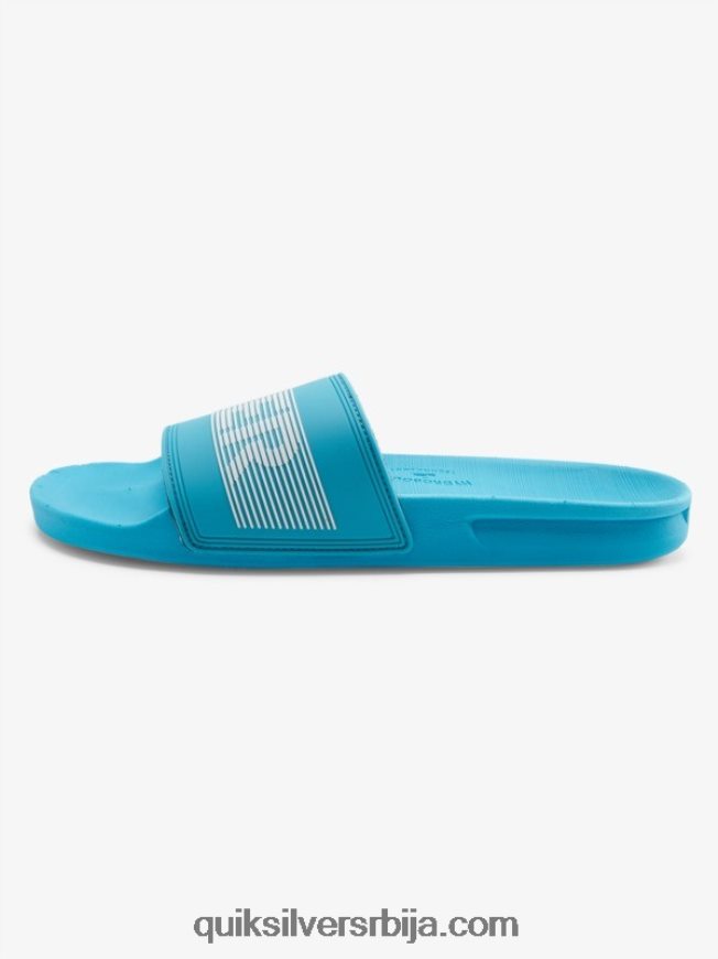 мушкарци Quiksilver риви вордмарк слиде сандале плава 1 Z824VN692