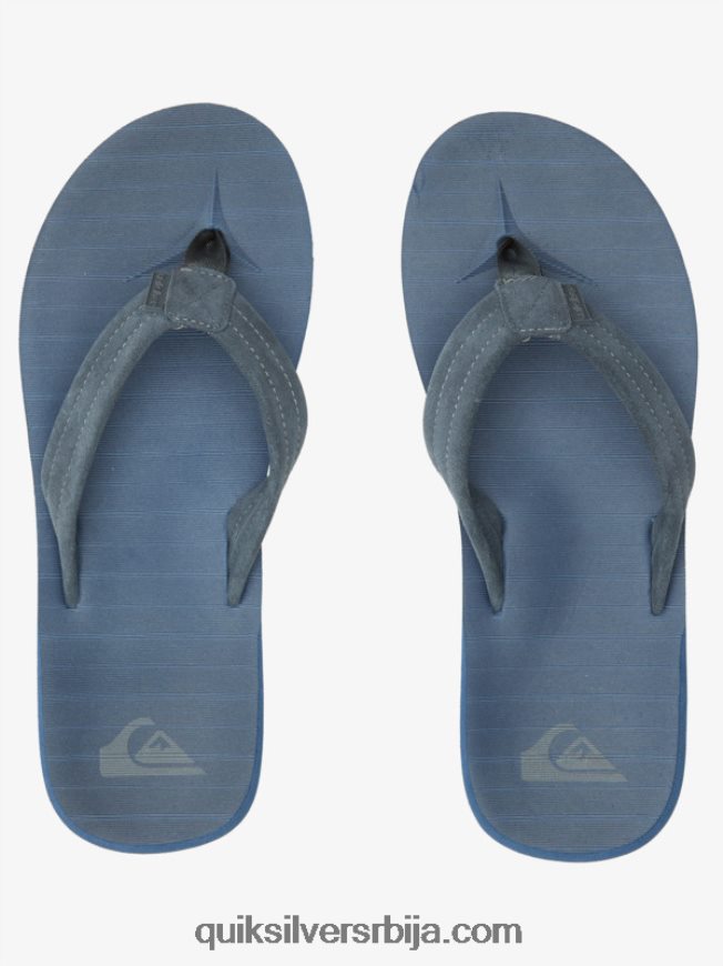 мушкарци Quiksilver царвер сандале од антилопа плава 1 Z824VN878