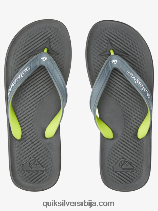 мушкарци Quiksilver халеива цоре јапанке сива 1 Z824VN953