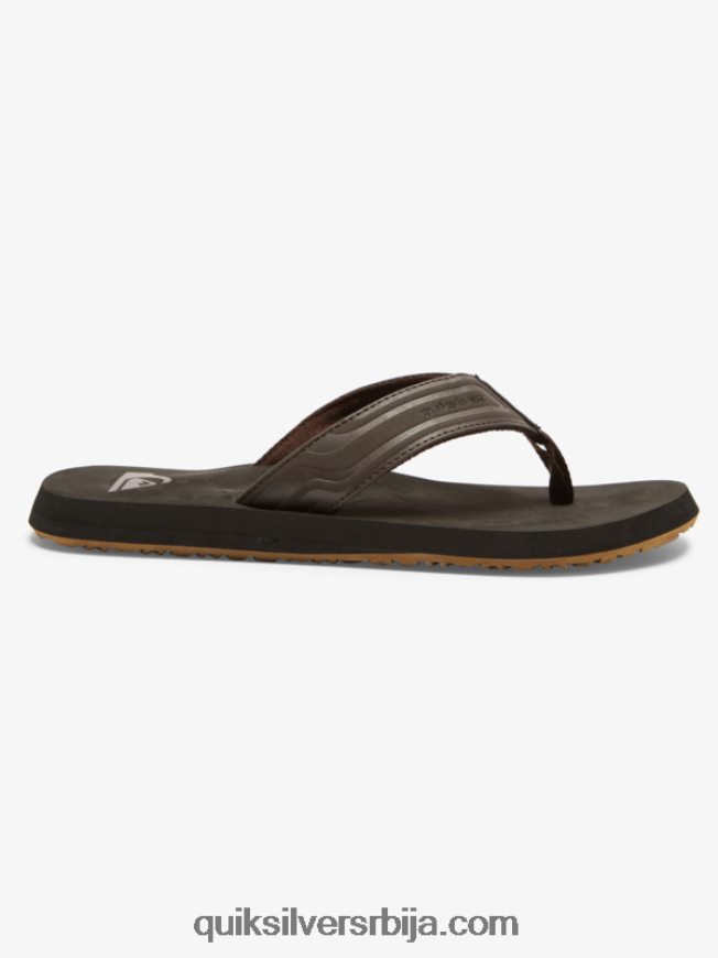 мушкарци Quiksilver сандале са језгром мајмунског кључа браон 1 Z824VN972