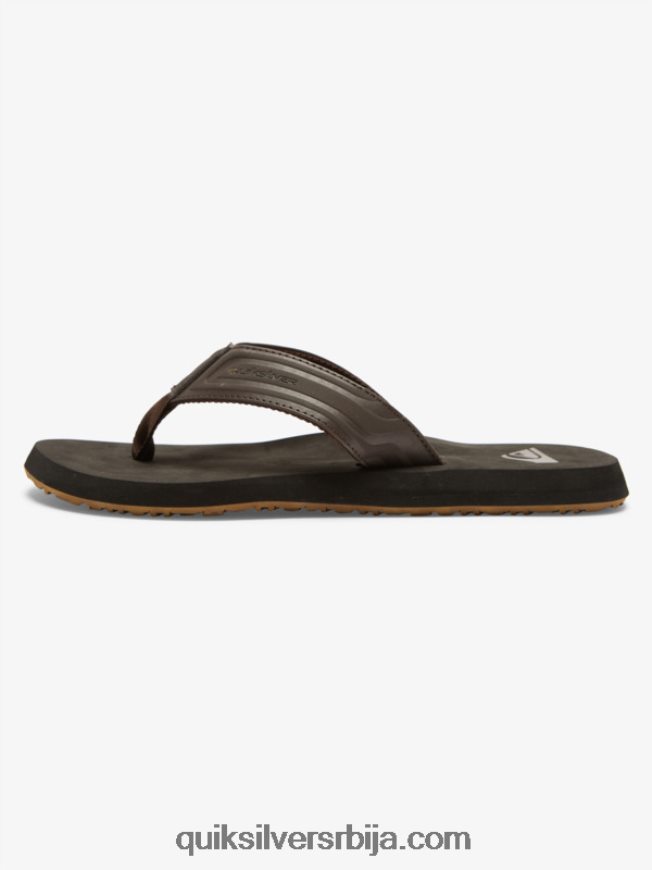 мушкарци Quiksilver сандале са језгром мајмунског кључа браон 1 Z824VN972
