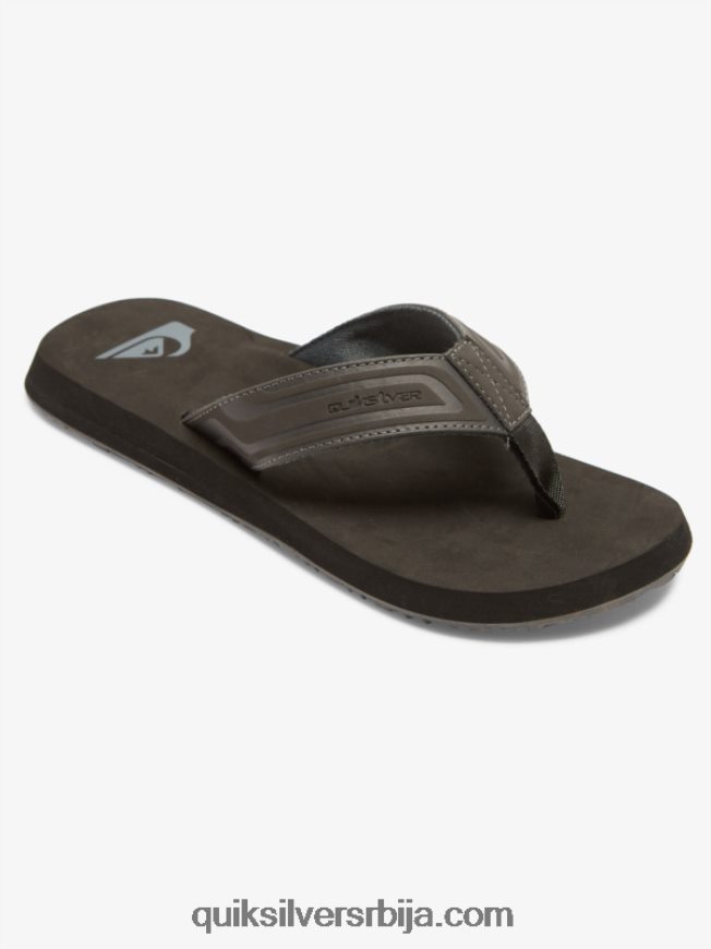 мушкарци Quiksilver сандале са језгром мајмунског кључа сива 1 Z824VN974