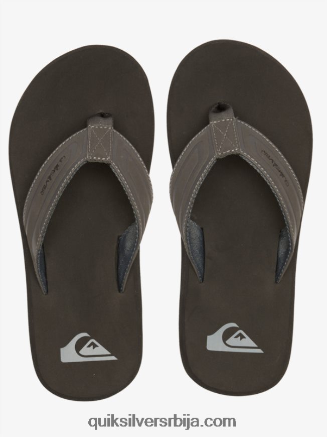мушкарци Quiksilver сандале са језгром мајмунског кључа сива 1 Z824VN974